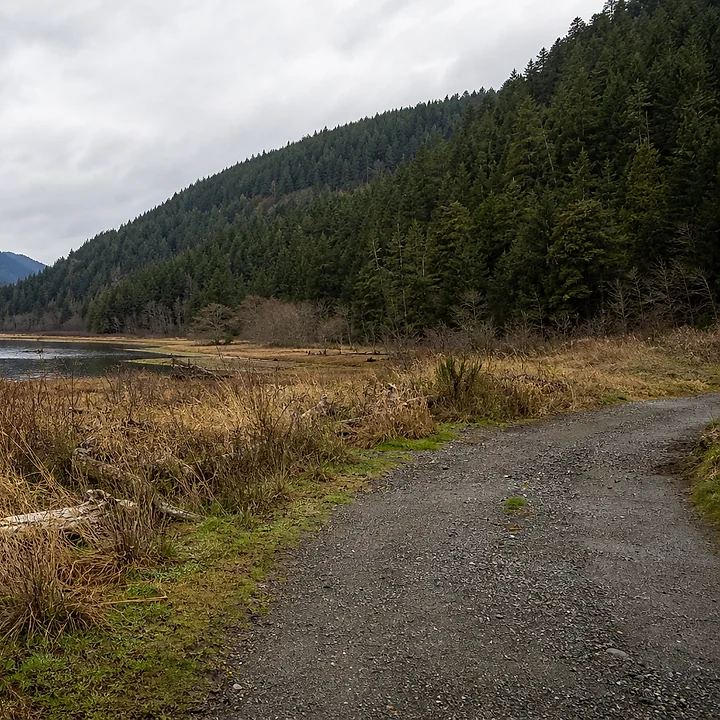 Lake area and mountain land in Snohomish County