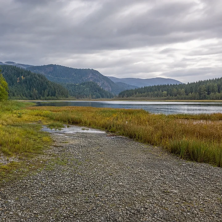 Lake area and mountain land in Whatcom County