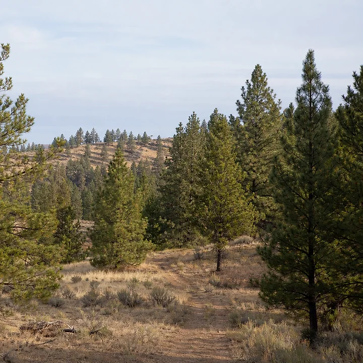 Wooded land in Moses Lake