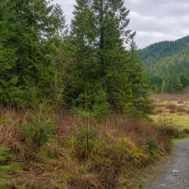 Wooded land in Whatcom County