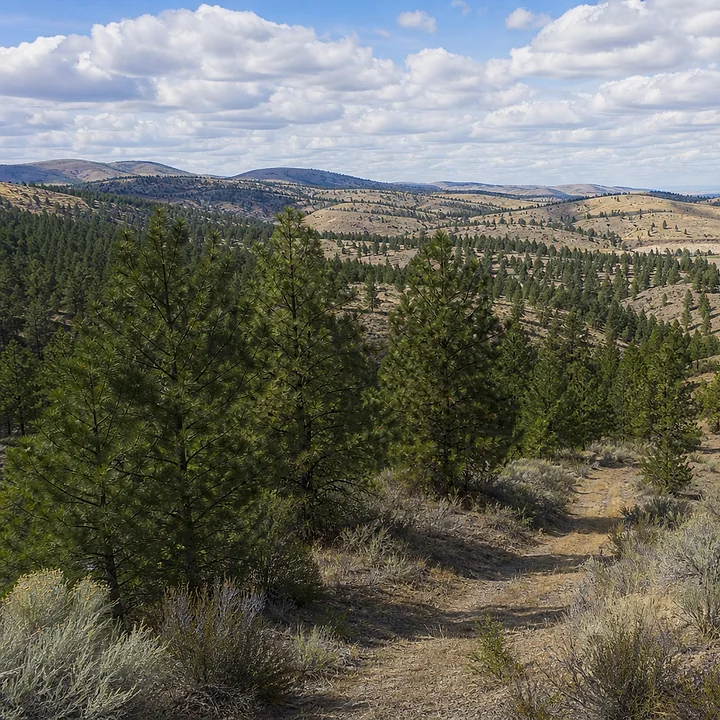 Wooded land in Yakima County